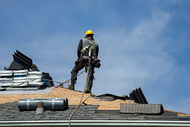 Professional Metal Roofing technician working in Pine Brook, NJ